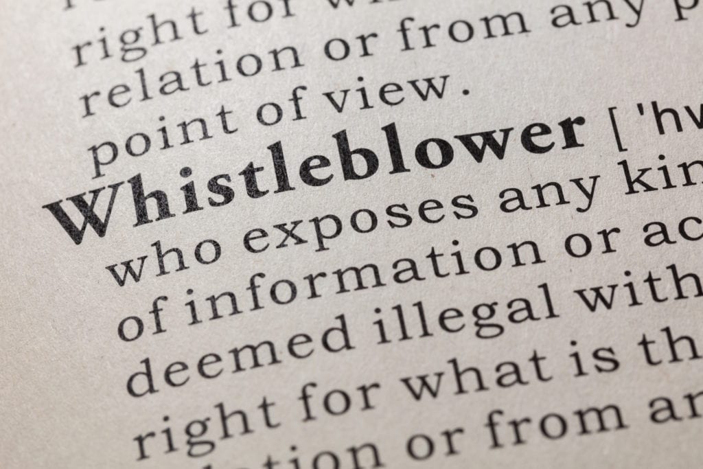 whistleblower protection